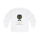 Long Sleeve Tee — 'Alpha Wolf Feral District' Cat-Wolf Graphic