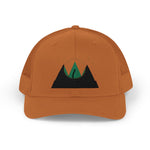 Mountain Sunrise Trucker Cap — Embroidered Outdoor Snapback