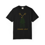 Crowned Wild Graphic T‑Shirt — Minimal Antler Crest Design