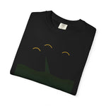 Feral Waters T‑Shirt — Minimal Shark Fin Ocean Graphic Tee