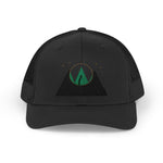 Mountain Sunrise Trucker Cap — Embroidered Outdoor Snapback