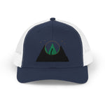 Mountain Sunrise Trucker Cap — Embroidered Outdoor Snapback