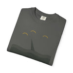 Feral Waters T‑Shirt — Minimal Shark Fin Ocean Graphic Tee