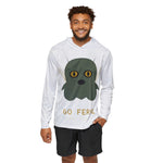 Go Feral Hoodie — Men's Athletic Warmup Hoodie with Cute Monster Graphic