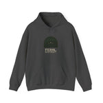 Minimalist 'Feral District Est. 2026' Hoodie — White Graphic Sweatshirt