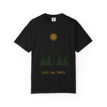 Into The Trees Graphic T-Shirt — Minimalist Mountain Nature Tee