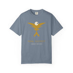 Feral District Logo T‑Shirt — Minimalist Gold Emblem Tee