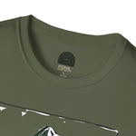 Volcano Distance Mountain Tee — “PDX — 60 miles to the volcano”