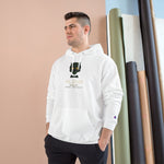 Champion Hoodie — Cute Black Cat Graphic Hoodie with 