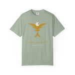 Feral District Logo T‑Shirt — Minimalist Gold Emblem Tee