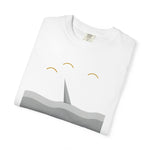 Feral Waters T‑Shirt — Minimal Shark Fin Ocean Graphic Tee