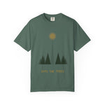 Into The Trees Graphic T-Shirt — Minimalist Mountain Nature Tee