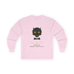 Long Sleeve Tee — 'Alpha Wolf Feral District' Cat-Wolf Graphic