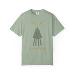 Crowned Wild Graphic T‑Shirt — Minimal Antler Crest Design
