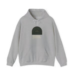 Minimalist 'Feral District Est. 2026' Hoodie — White Graphic Sweatshirt