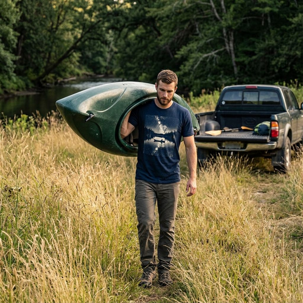 T-Shirt — Boundary Waters — Starfield Canoe