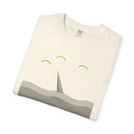 Feral Waters T‑Shirt — Minimal Shark Fin Ocean Graphic Tee
