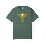 Feral District Logo T‑Shirt — Minimalist Gold Emblem Tee