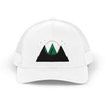 Mountain Sunrise Trucker Cap — Embroidered Outdoor Snapback