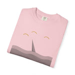 Feral Waters T‑Shirt — Minimal Shark Fin Ocean Graphic Tee