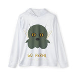 Go Feral Hoodie — Men's Athletic Warmup Hoodie with Cute Monster Graphic