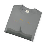 Feral Waters T‑Shirt — Minimal Shark Fin Ocean Graphic Tee