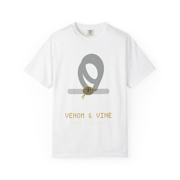 Snake Logo T‑Shirt — Venom & Vine Casual Graphic Tee