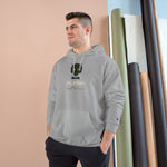 Champion Hoodie — Cute Black Cat Graphic Hoodie with 