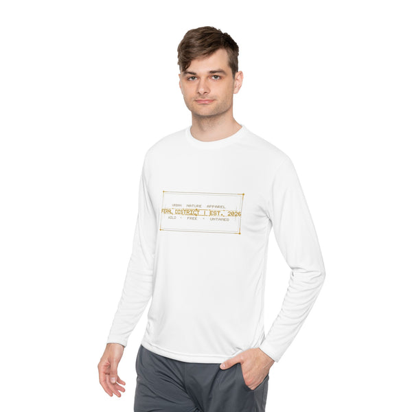 Long Sleeve Tee — Retro Ticket Graphic 
