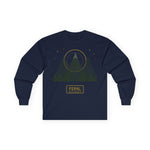 Mountain Sun Graphic Long Sleeve Tee — 'FERAL' Outdoor Adventure Shirt
