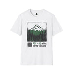 Volcano Distance Mountain Tee — “PDX — 60 miles to the volcano”