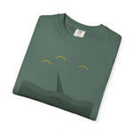 Feral Waters T‑Shirt — Minimal Shark Fin Ocean Graphic Tee