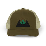 Mountain Sunrise Trucker Cap — Embroidered Outdoor Snapback