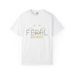 Feral District T-Shirt — Minimal Retro Logo Tee