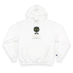 Champion Hoodie — Cute Black Cat Graphic Hoodie with 