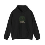 Minimalist 'Feral District Est. 2026' Hoodie — White Graphic Sweatshirt