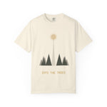 Into The Trees Graphic T-Shirt — Minimalist Mountain Nature Tee