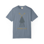 Crowned Wild Graphic T‑Shirt — Minimal Antler Crest Design