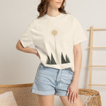 Into The Trees Graphic T-Shirt — Minimalist Mountain Nature Tee